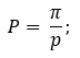 Formula for calculating Diametral Pitch with the well-known Circular Pitch.