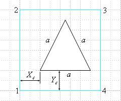 G-code generator for milling a equilateral triangle
